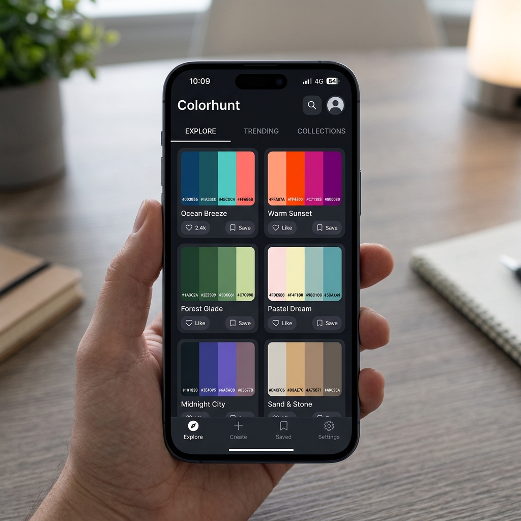 Color Hunt - Color Palettes screenshot 1