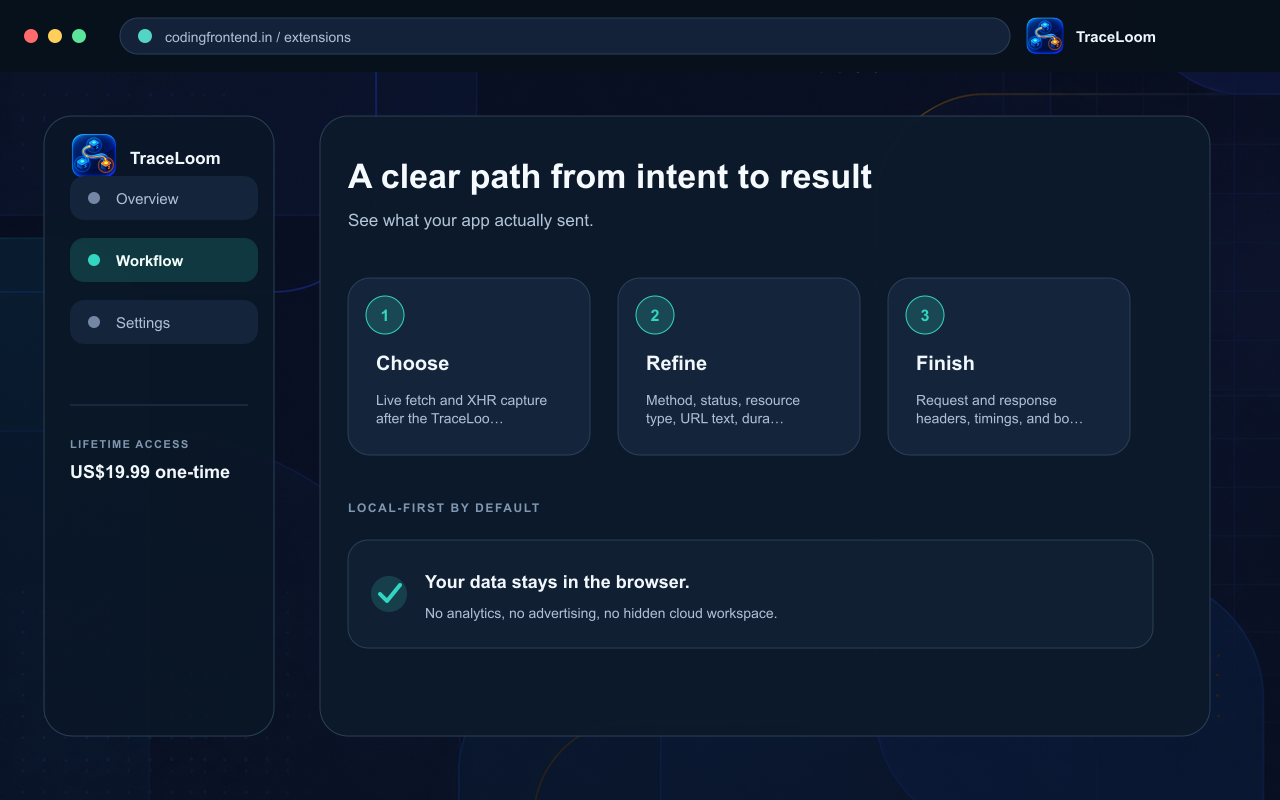 TraceLoom — API Debugging Companion screenshot 2