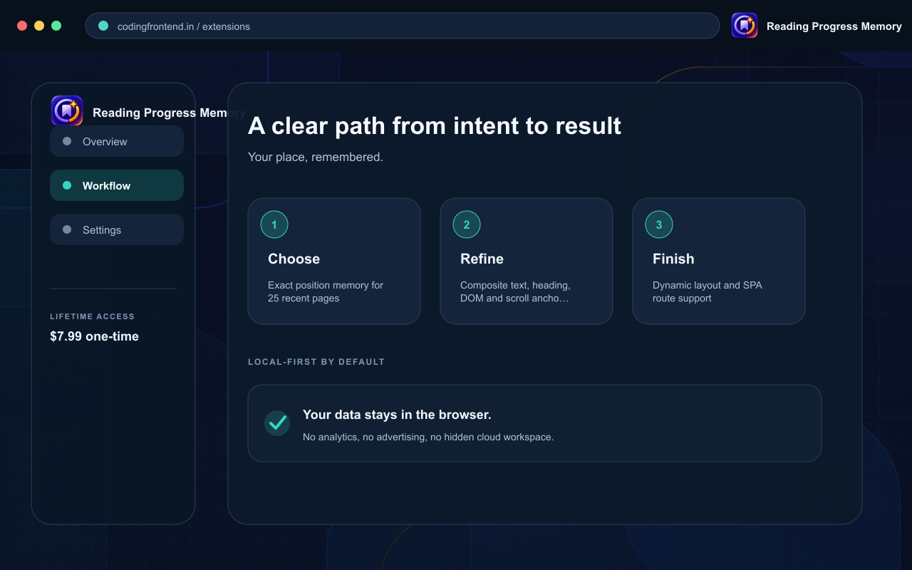 Reading Progress Memory screenshot 2